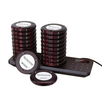 TD163 Wireless Paging System 20 Coaster Restaurant Buzzer